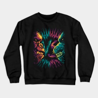 Monsters Fight Crewneck Sweatshirt